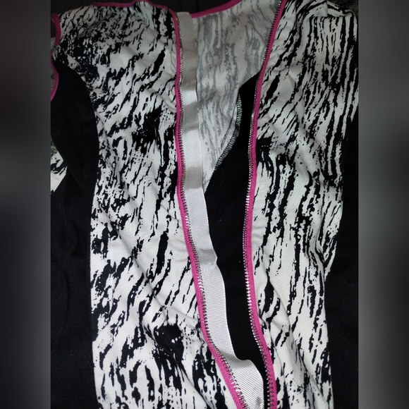 Patrizia Luca Milano black white pink sleeveless dress like new size S - Picture 4 of 8